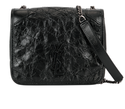 Mini Niki, &pound;1,100, Handbags, Black, Leather, Front view